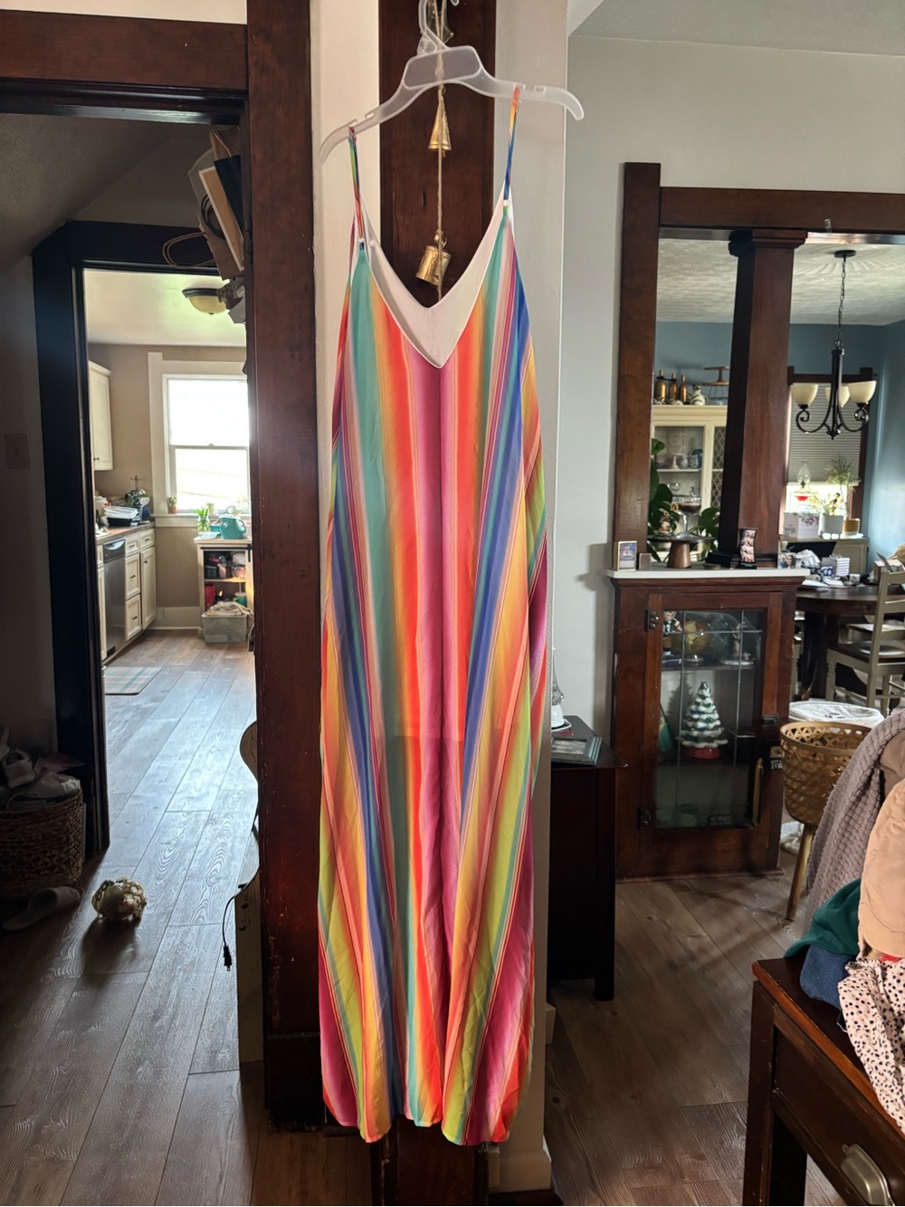 Magnolia Multicolor Striped Maxi Dress